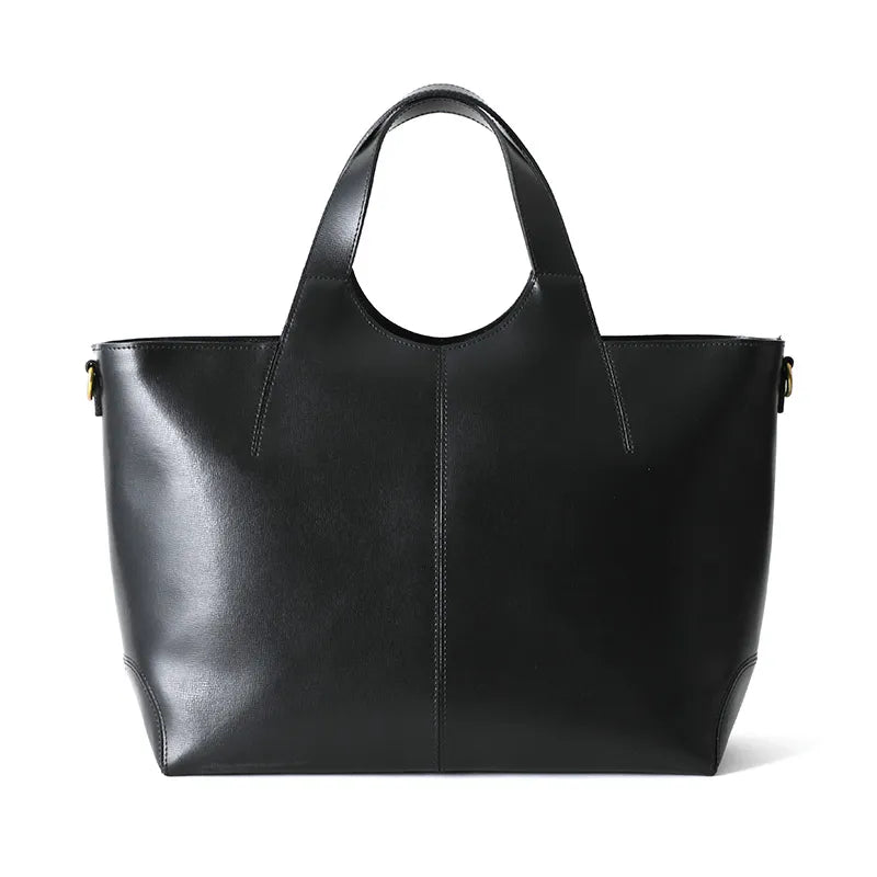 Two Piece Leather Tote Bag L