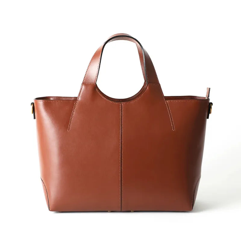 Two Piece Leather Tote Bag M