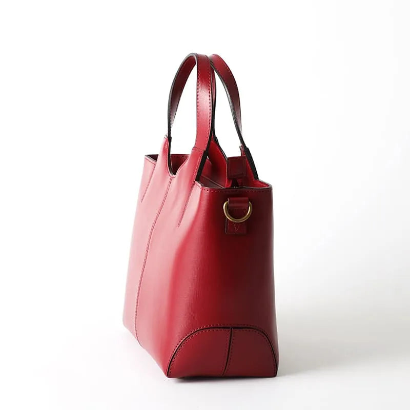 Two Piece Leather Tote Bag S