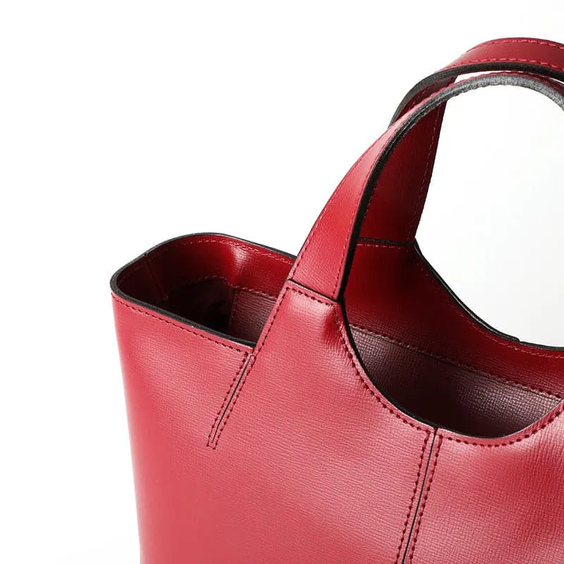 Two Piece Leather Tote Bag S