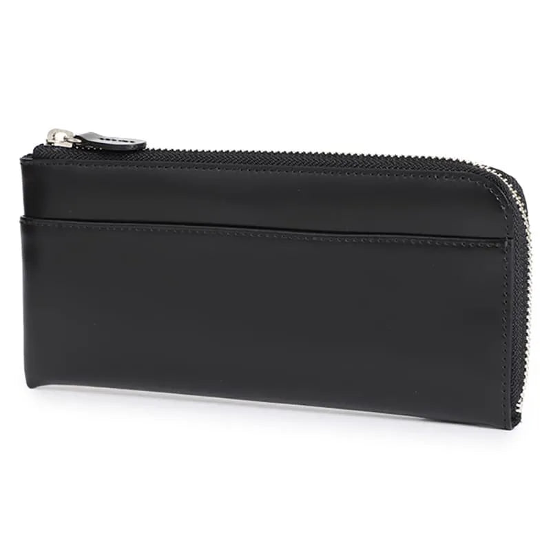 Randoseru leather goods series Half-round zipper wallet