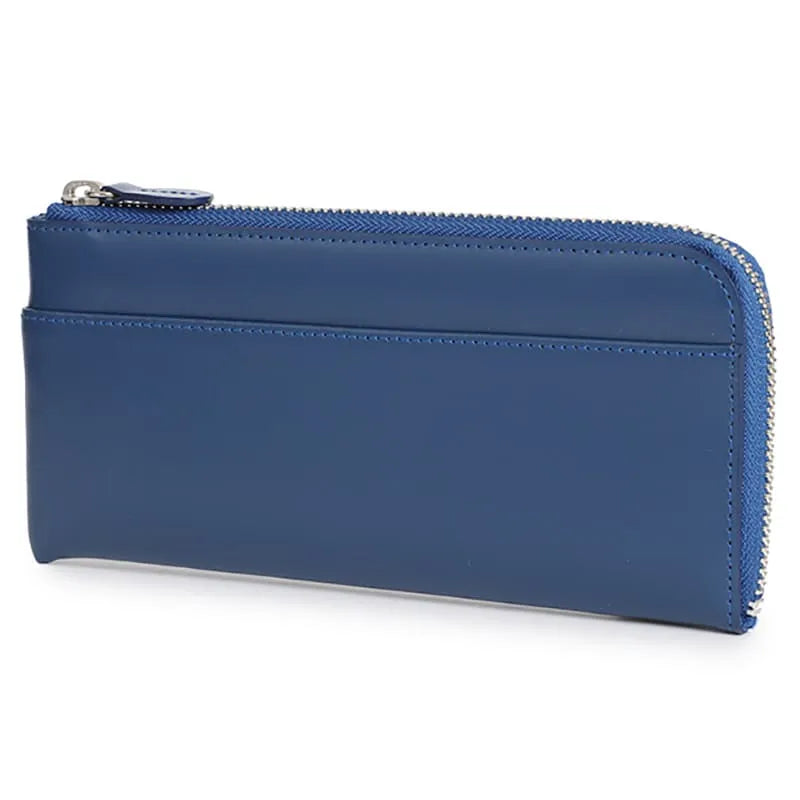 Randoseru leather goods series Half-round zipper wallet