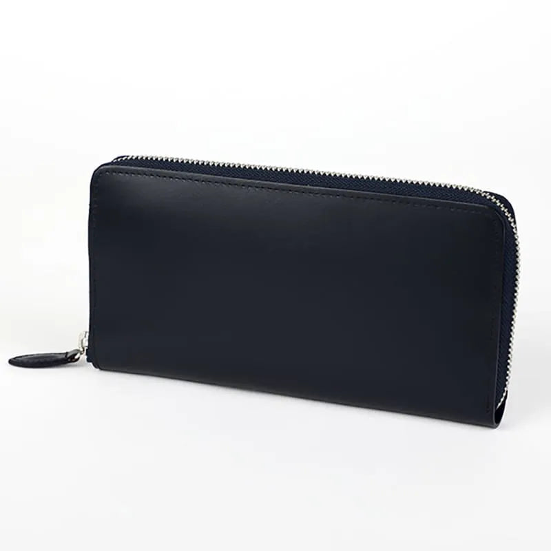 Randoseru leather goods series Round zipper wallet