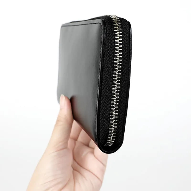 Randoseru leather goods series Round zipper wallet