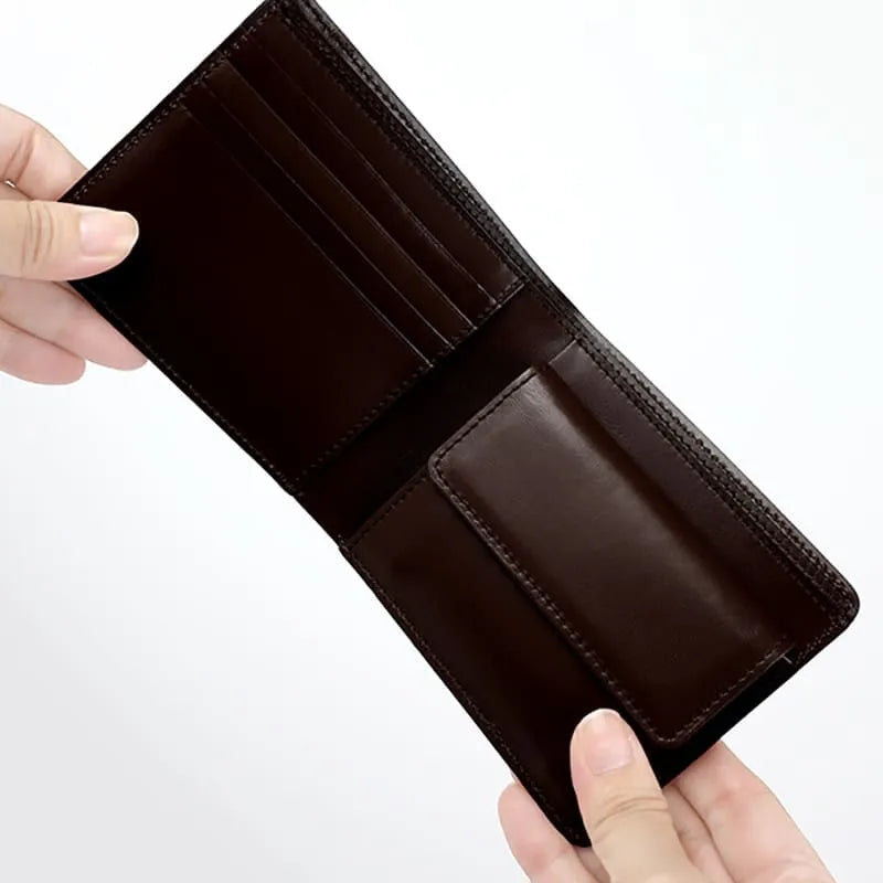 Randoseru leather goods series Bifold wallet