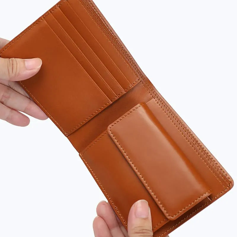 Randoseru leather goods series Bifold wallet