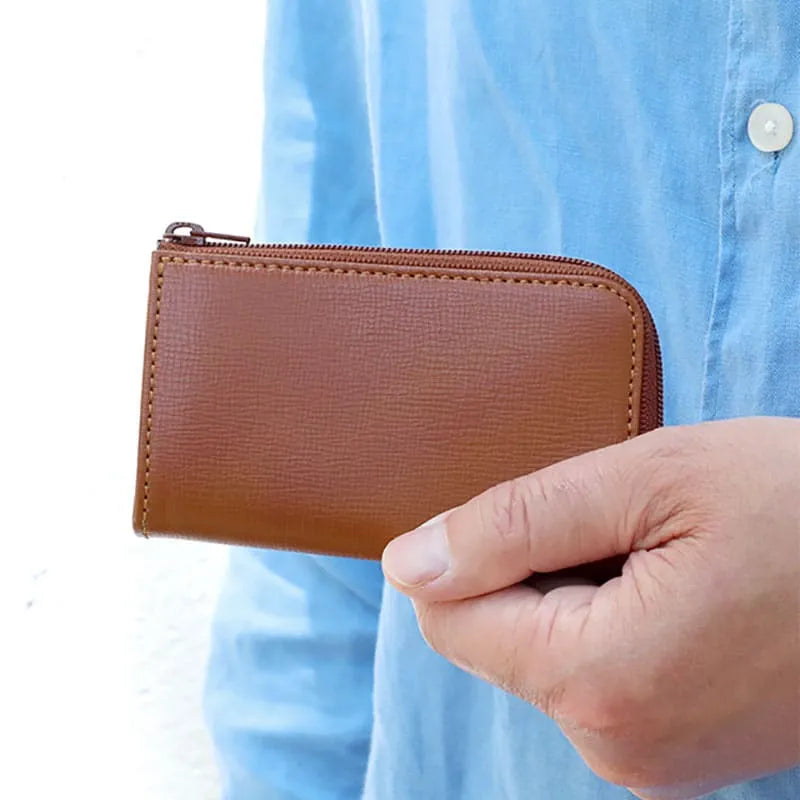 Randoseru leather goods series Compact wallet