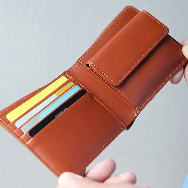 Randoseru leather goods series Bifold wallet