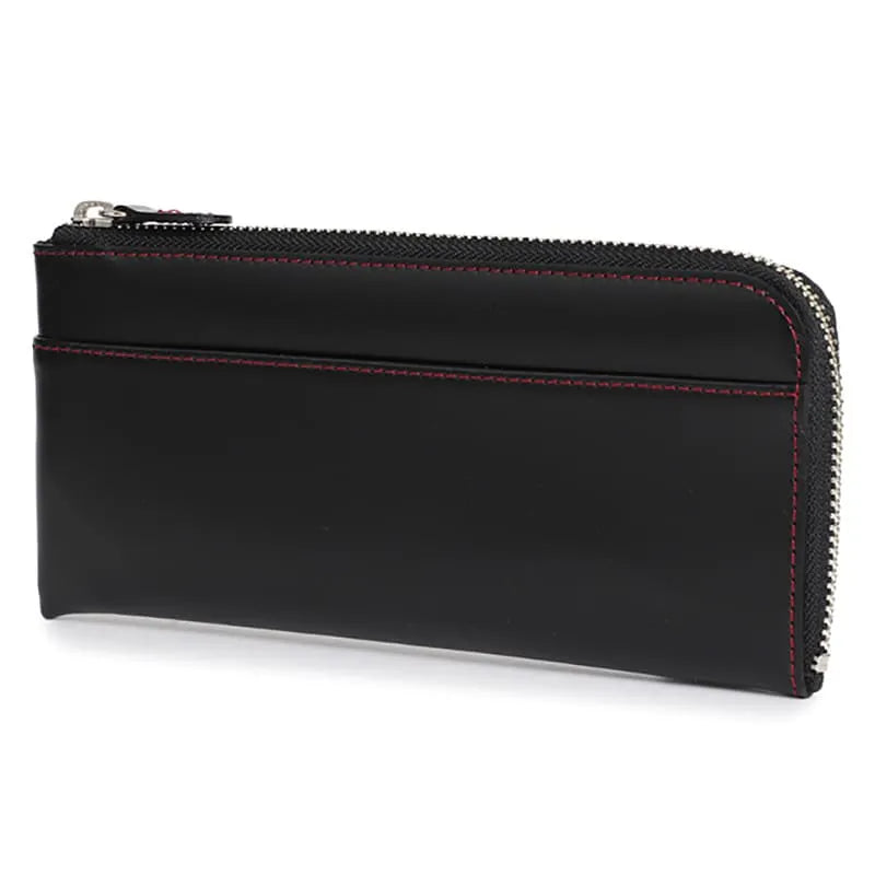 Randoseru leather goods series Half-round zipper wallet