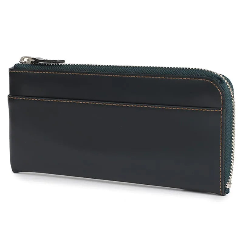 Randoseru leather goods series Half-round zipper wallet