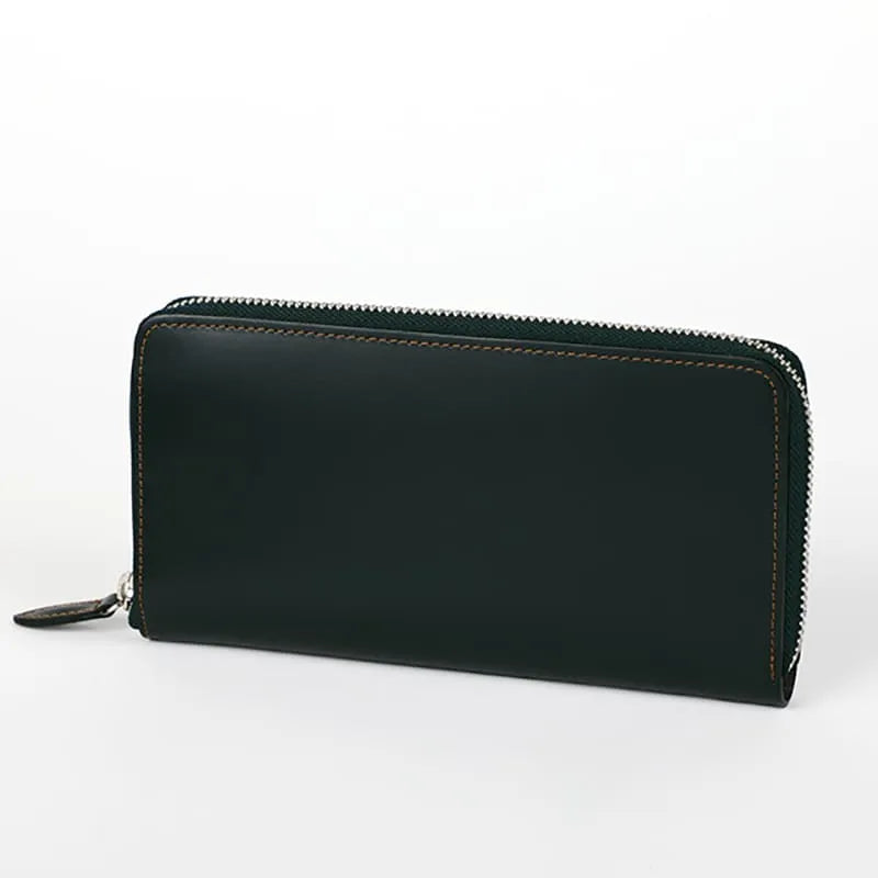 Randoseru leather goods series Round zipper wallet