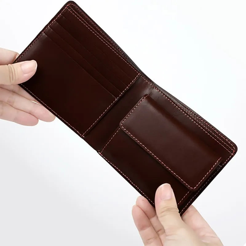 Randoseru leather goods series Bifold wallet